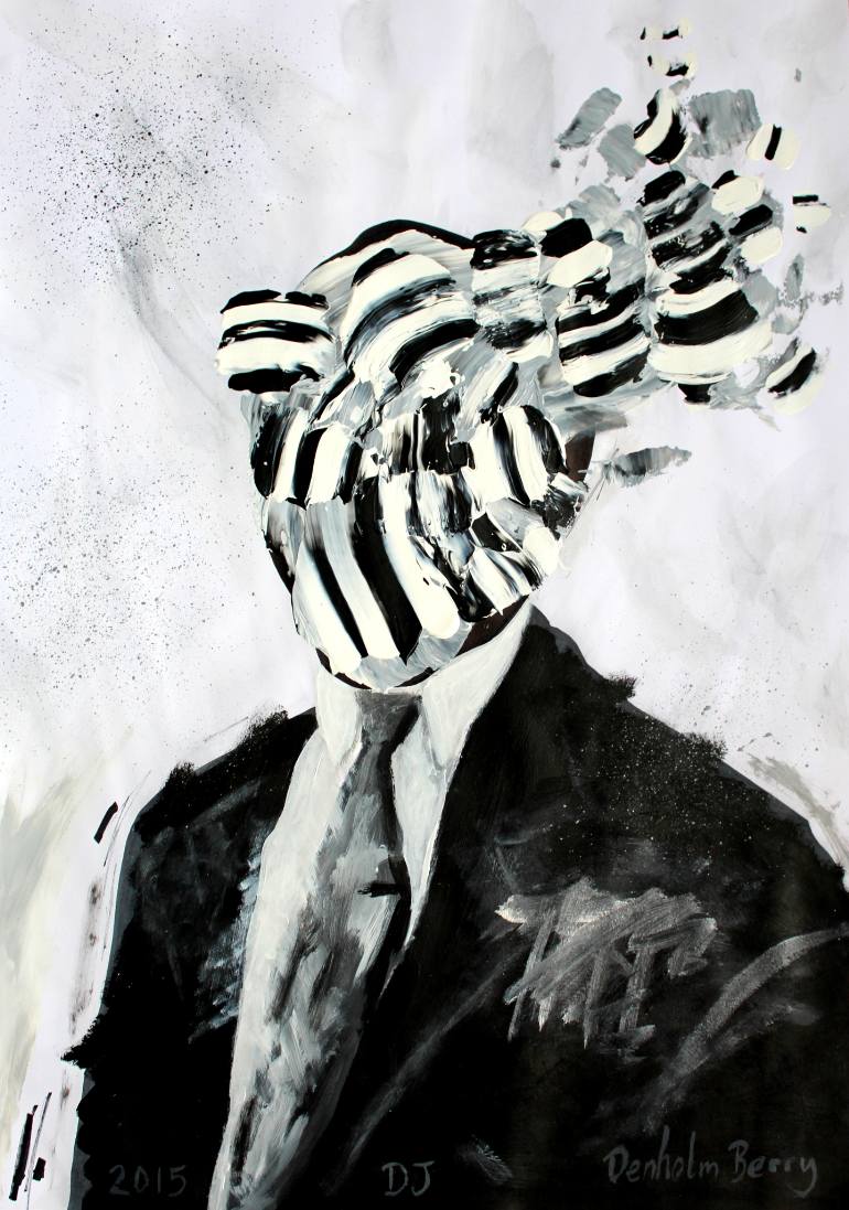 770x1097 Saatchi Art Dj Painting By Denholm Berry - Dj Painting