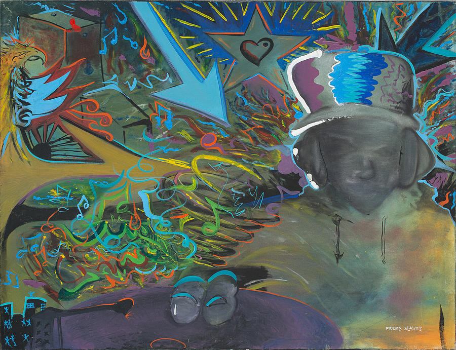 900x691 The Dj Painting By Marius Manea - Dj Painting