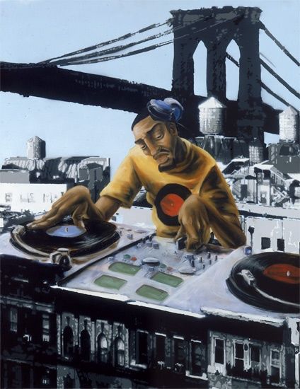 424x550 Brooklyn Dj (Jw Miller) - Dj Painting