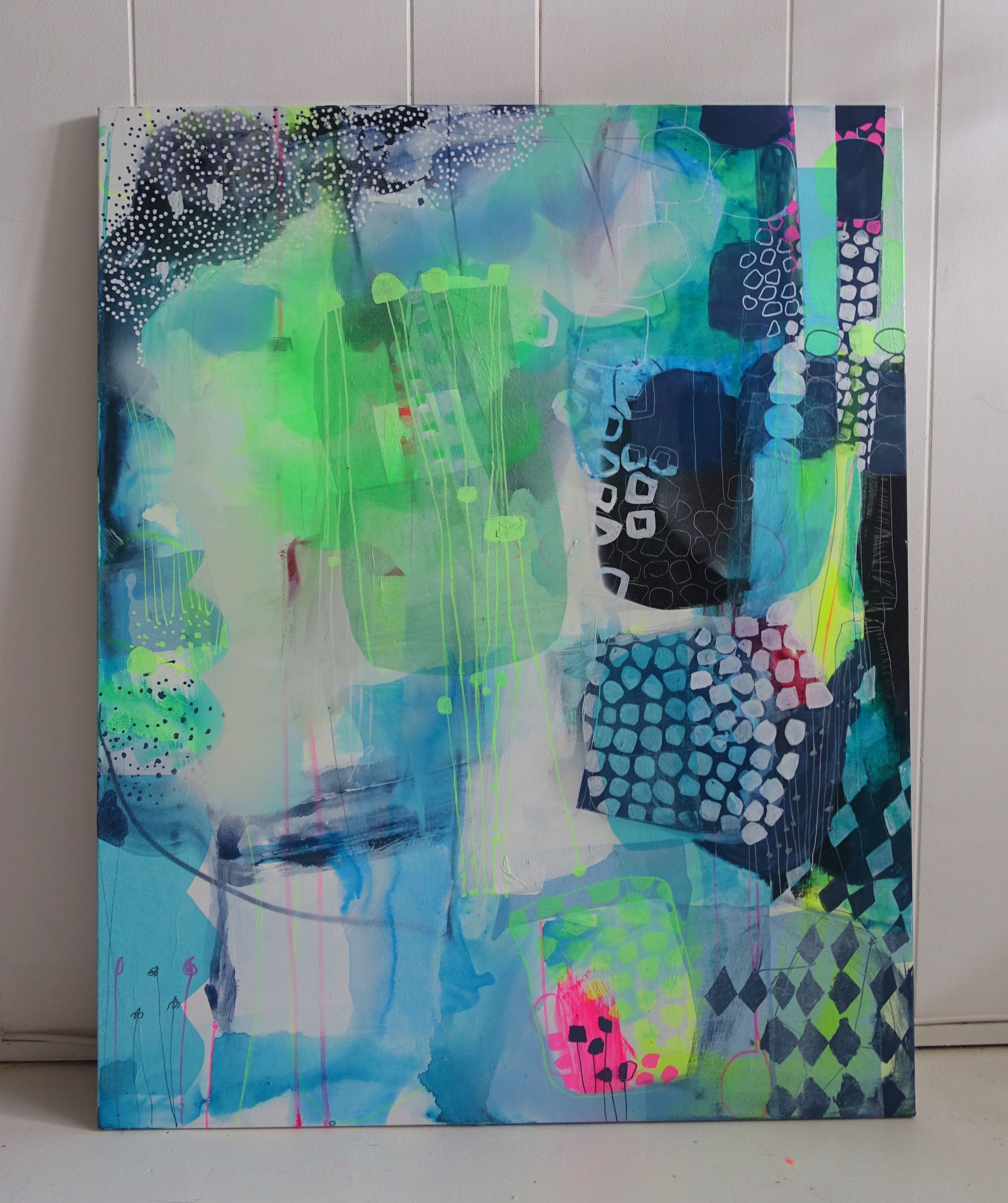 3535x4217 Painting By Mette Lindberg Abstracts - Dk Painting