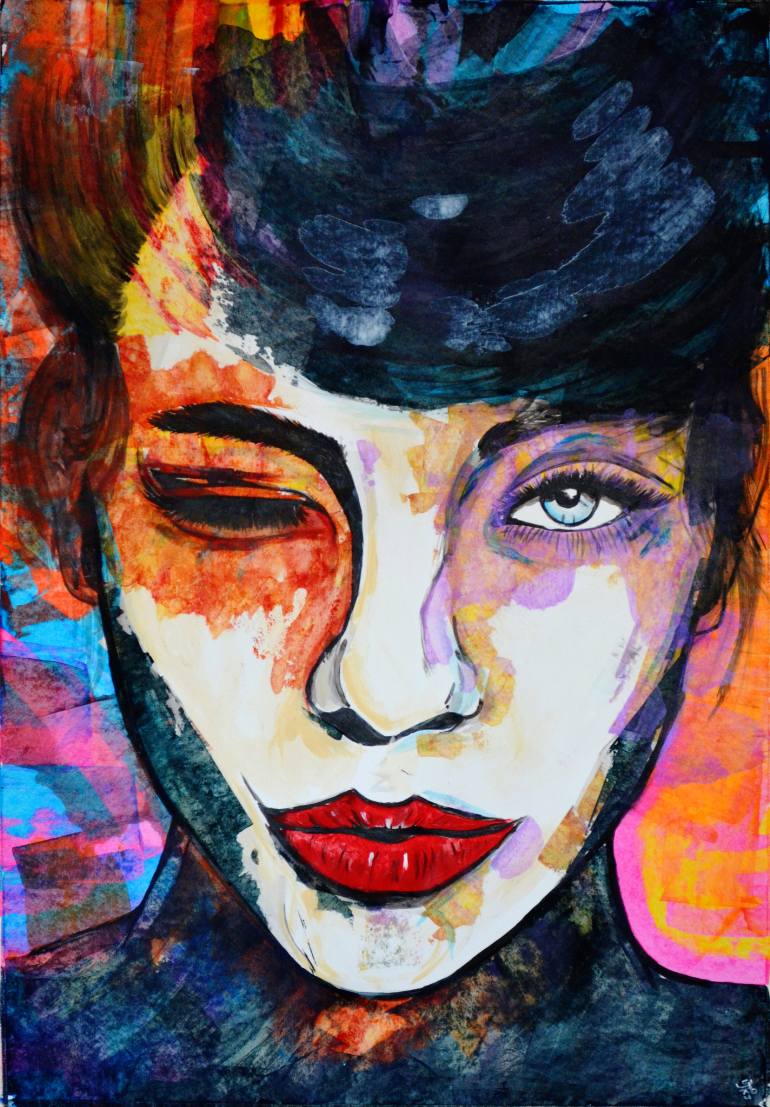 770x1107 Saatchi Art Wink - Dk Painting
