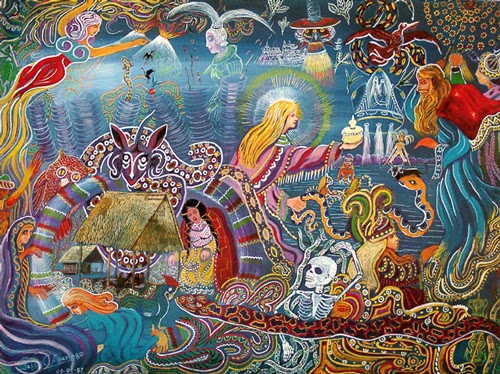 500x374 Random Facts Ampamp Speculations - Dmt Painting