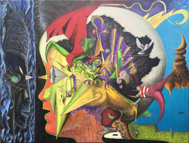 770x581 Saatchi Art Contact - Dmt Painting