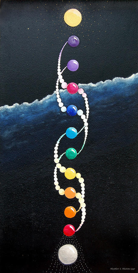 455x900 Dna Painting By Heather S Huston - Dnapainting
