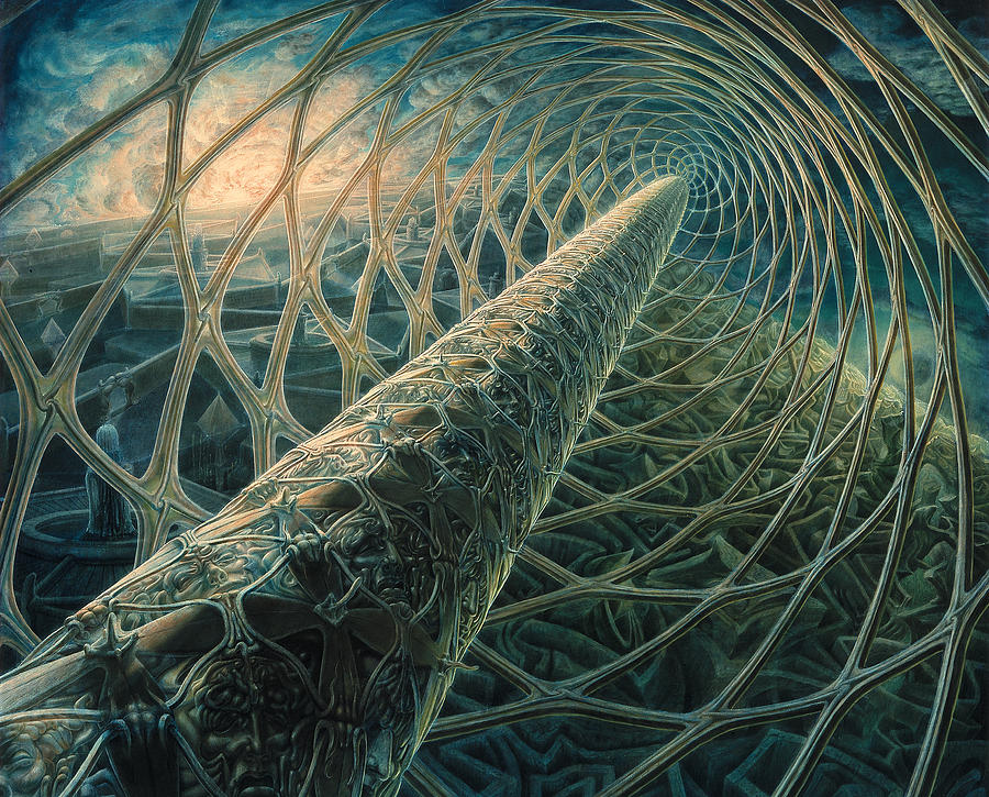 900x725 No End Painting By De Es Schwertberger - Dnapainting