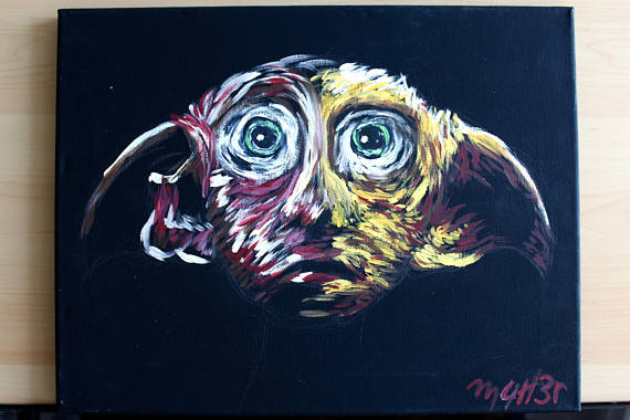 570x380 Dobby The House Elf - Dobby Painting