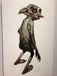 194x259 Image Result For Dobie House Elf Paintings Painting - Dobby Painting