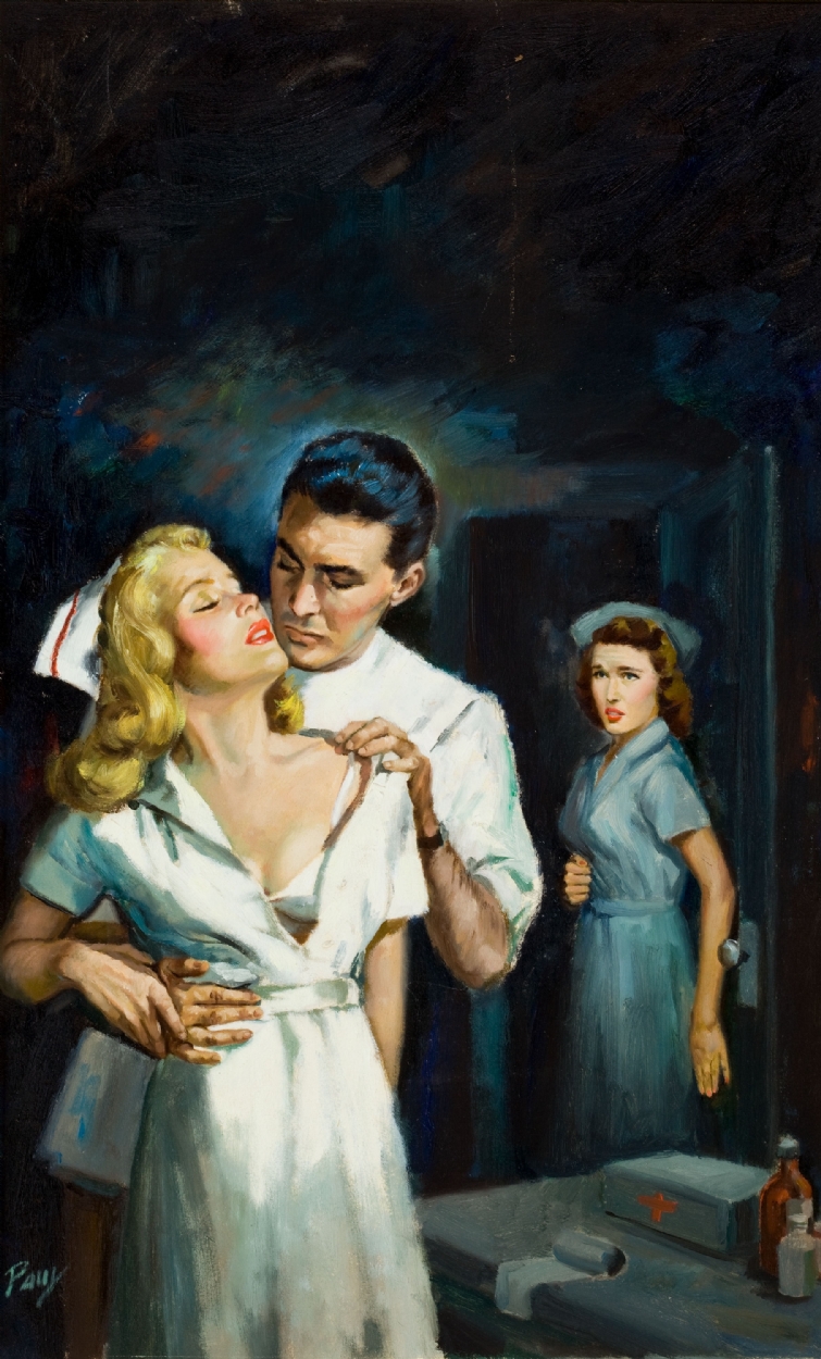 755x1250 Hospital Doctor Cover Painting, In Lars Teglbjaerg's Pin Ups - Doctor Painting