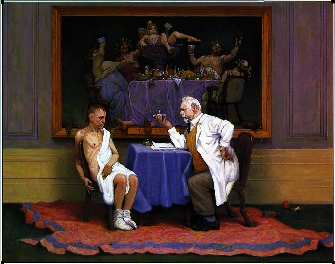 690x544 Perez On Medicine - Doctor Painting