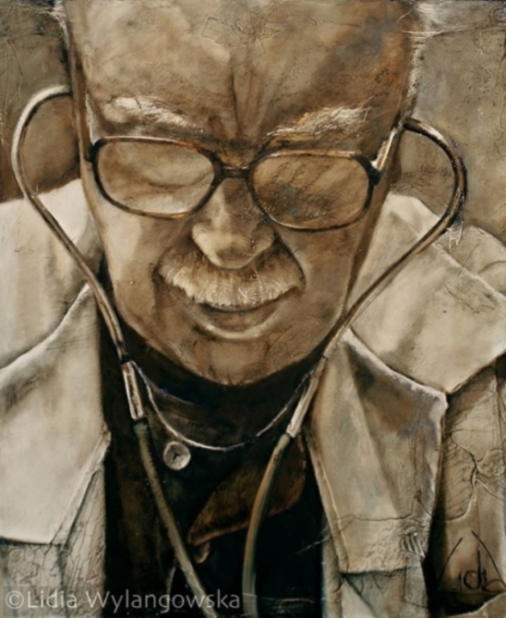 559x682 Doctor Oil Painting Lidia - Doctor Painting