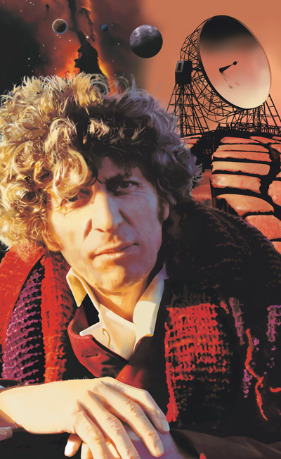 400x652 Doctor Who Painting Of Tom Baker By Roger Shore Logopolis - Doctor Painting