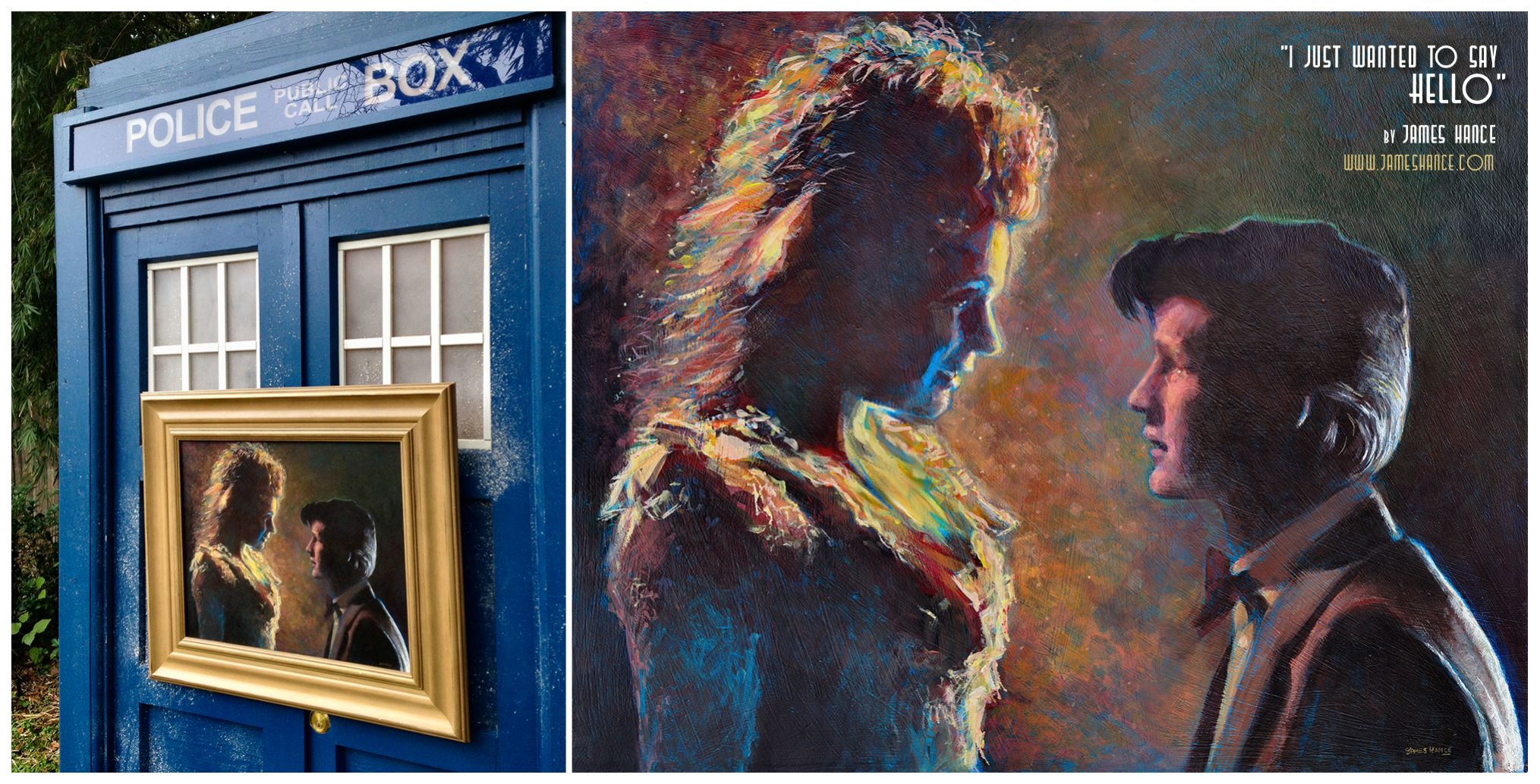 2029x1034 I Just Wanted To Say - Doctor Who Painting