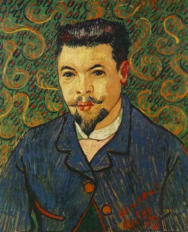 600x740 Portrait Of Or Felix Rey, 1889 By Vincent Van Gogh - Doctor Who Painting Van Gogh