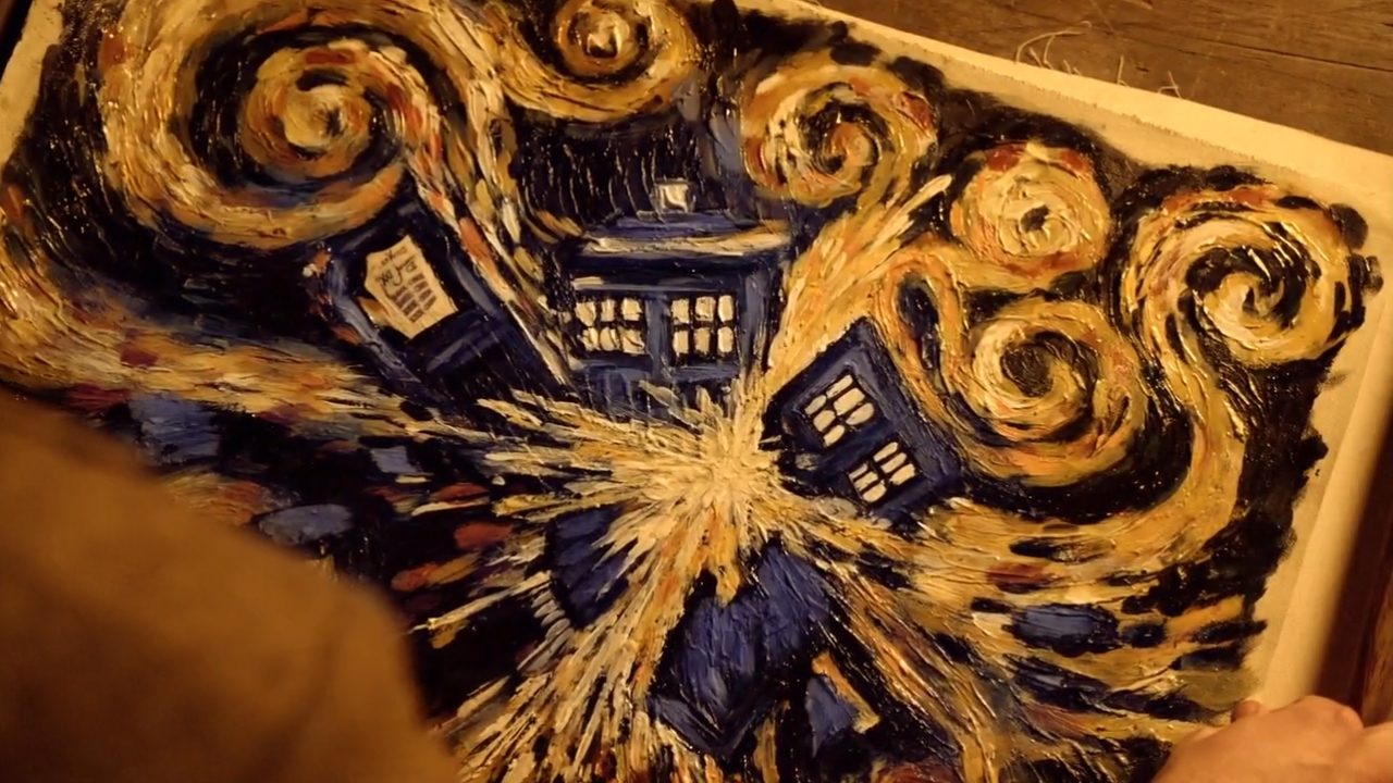 Doctor Who Painting Van Gogh At Paintingvalleycom Explore