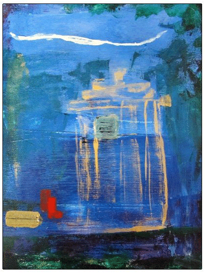 418x556 Doctor Who Thing Of The Day Lovely Abstract Tardis Painting - Doctor Who Tardis Painting