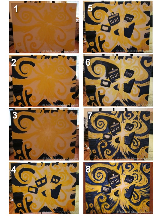 540x720 Craftimism How To Paint The Exploding Tardis - Doctor Who Tardis Painting