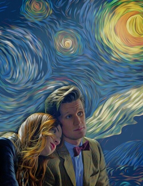500x652 Magnificent Doctor Who Van Gogh Painting! ) Doctor Who - Doctor Who Van Gogh Painting