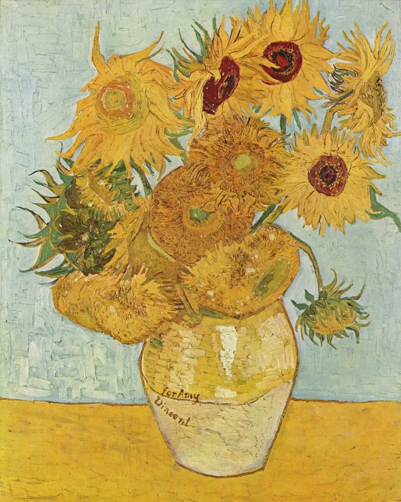 800x1000 Van Gogh's Sunflowers With For Amy (Doctor Who) 1 By Ruffsnap - Doctor Who Van Gogh Painting
