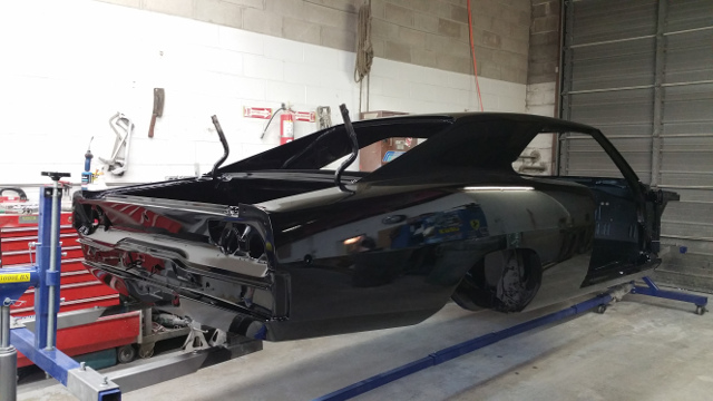 640x360 3. 1968 Dodge Charger Painting Lopez Classicks Restorations Llc - Dodge Painting