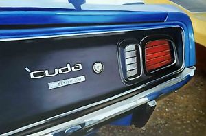 300x198 426 Hemi Cuda Dodge Plymouth Super Bee Barracuda Aar Muscle Car - Dodge Painting