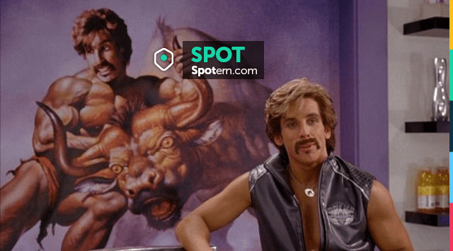 640x355 A Painting Of White Goodman (Ben Stiller) In Dodgeball Spotern - Dodgeball Painting