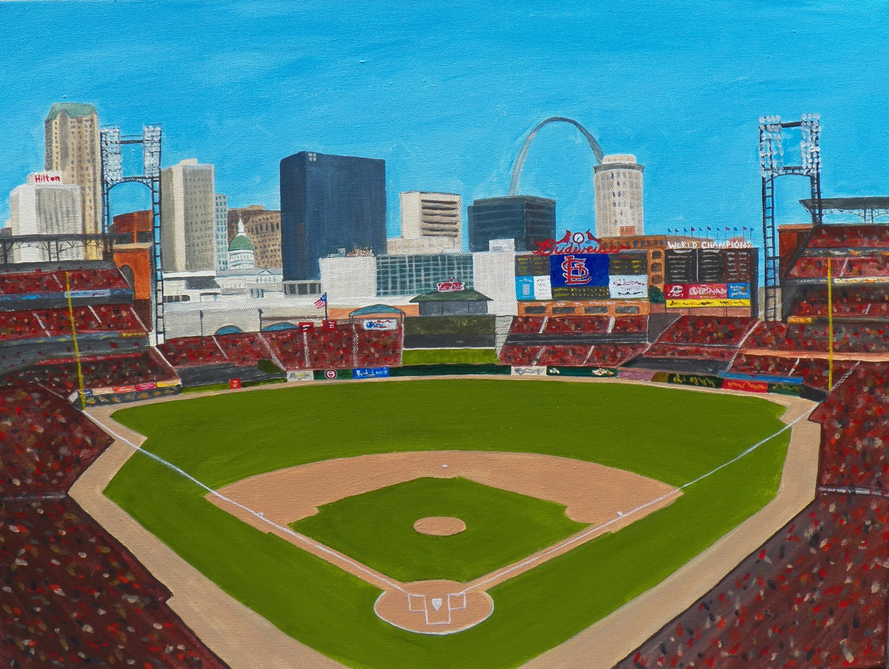 2930x2205 Mlb A Place For Learning Page 3 - Dodger Stadium Painting