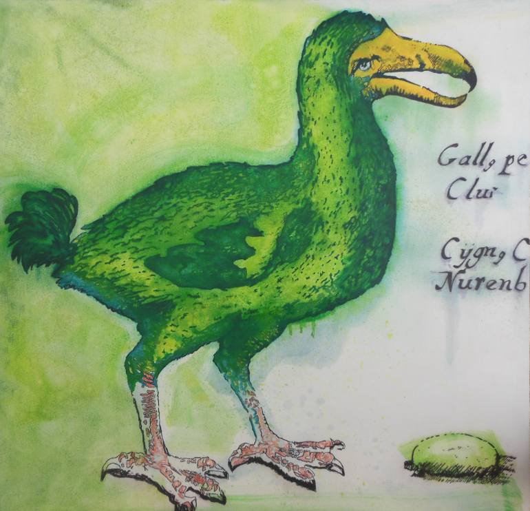 770x742 Saatchi Art Dodo Painting By Patrick Harris - Dodo Painting