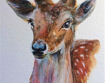 340x270 Doe Painting Etsy - Doe Painting