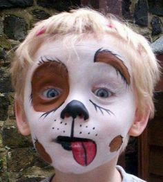 236x263 Cute Puppy Dog Face Paint Dog Face Painting Dog - Dog Face Painting
