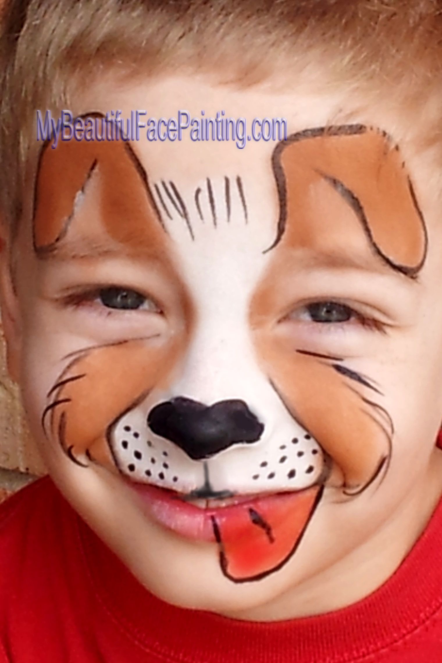1520x2280 Face Paint Cute Dog Frontier.ac.uk - Dog Face Painting
