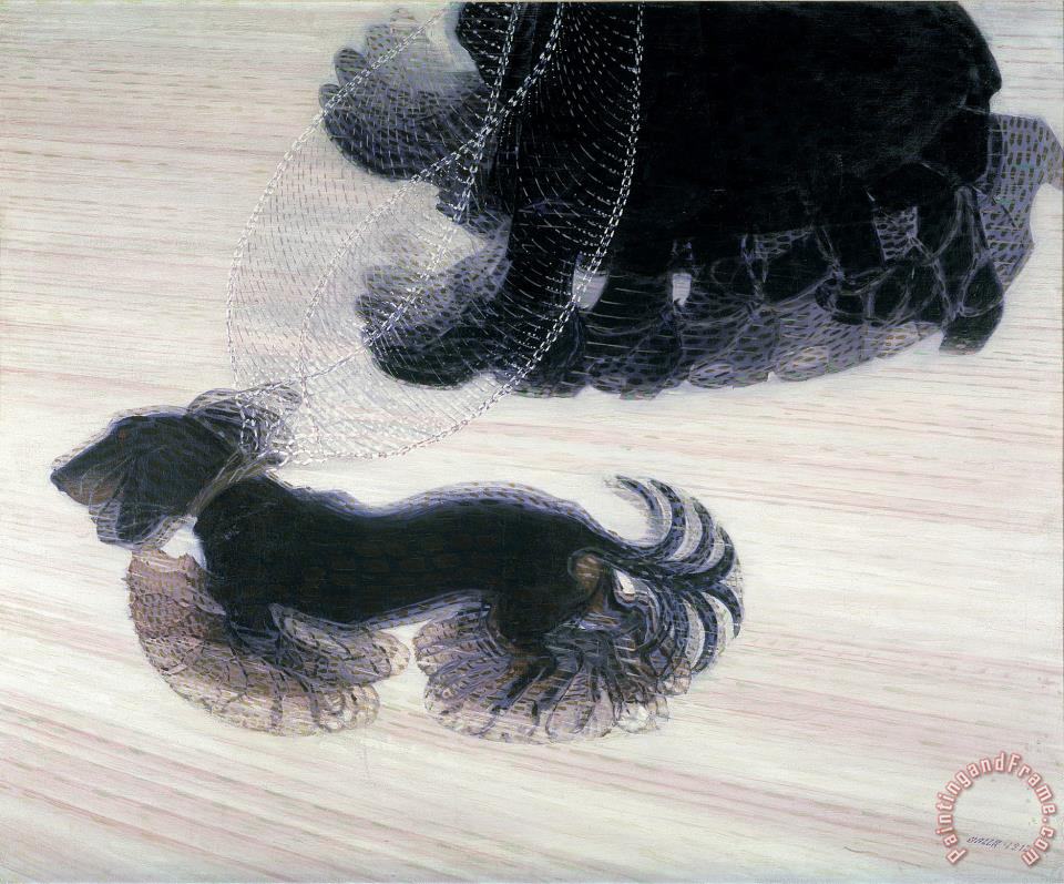 960x797 Giacomo Balla Dinamismo Di Un Canel Guinzaglio (Dynamism - Dog On A Leash Painting