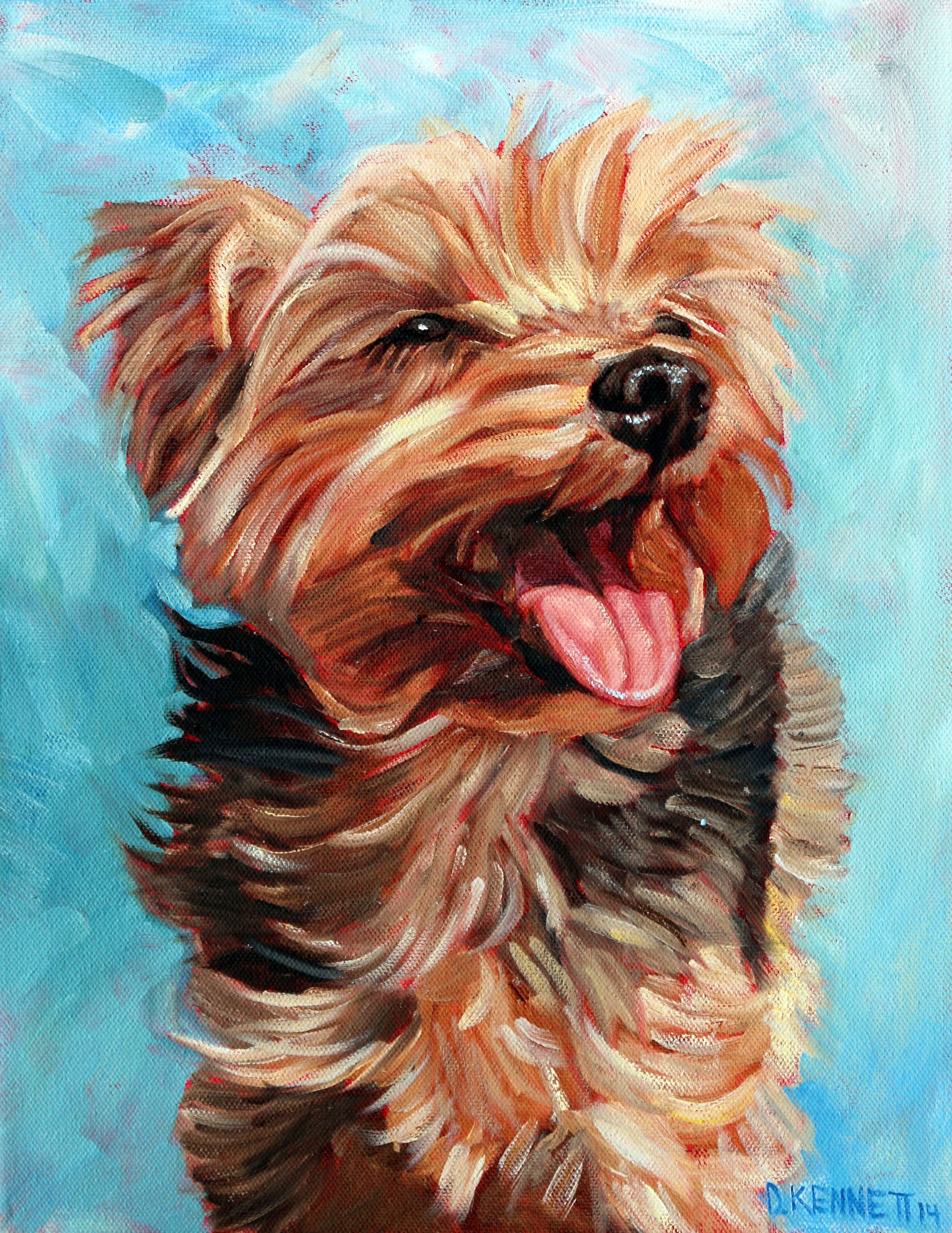 2915x3773 Yorkshire Terrier - Dog Painting