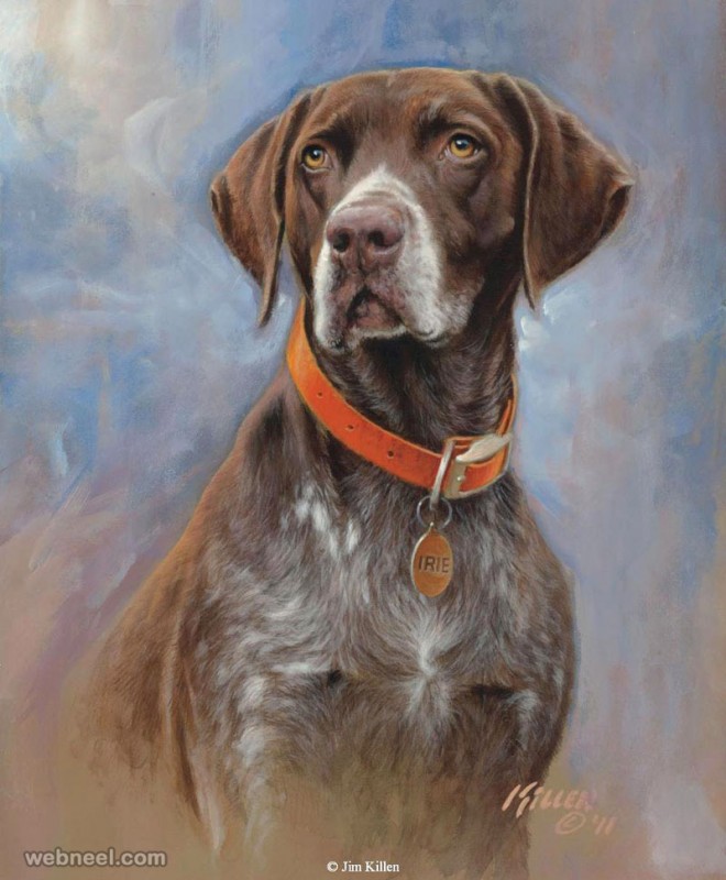 660x800 Dog Painting By Killen 6 - Dog Painting