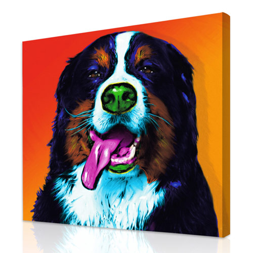 500x500 Pet Paintings From Your Dog Or Cat Photos - Dog Painting Artist