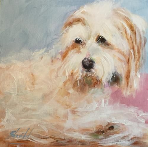 500x496 Daily Paintworks - Dog Painting Artist