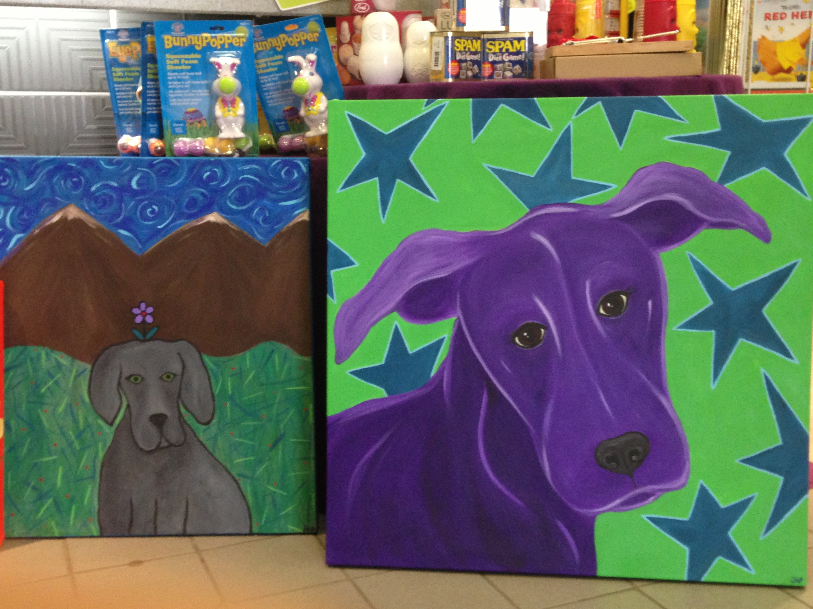 3264x2448 Dog Art - Dog Painting For Kids