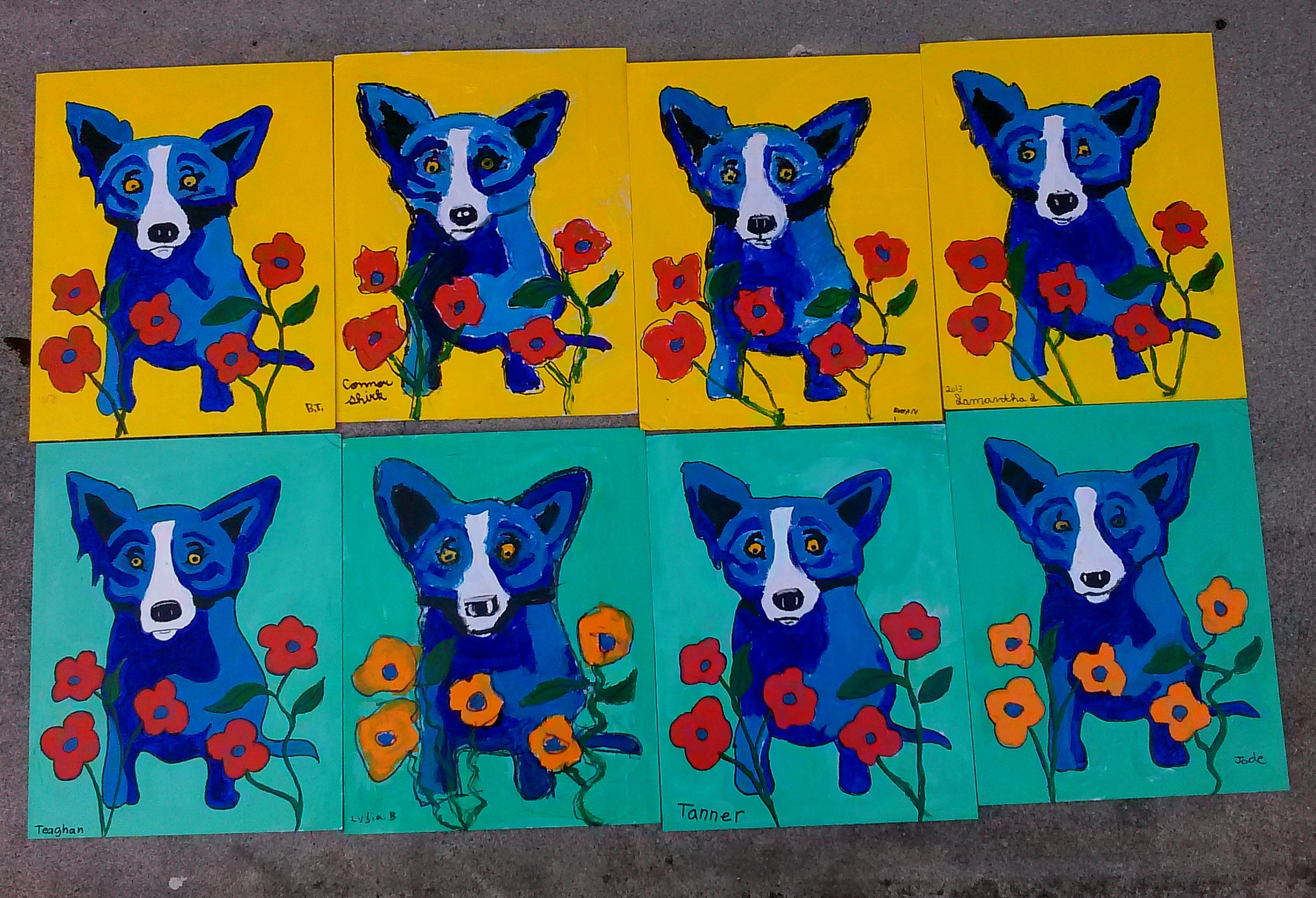 2277x1554 Art Campers Paint Rodrigue A Place For Learning - Dog Painting For Kids