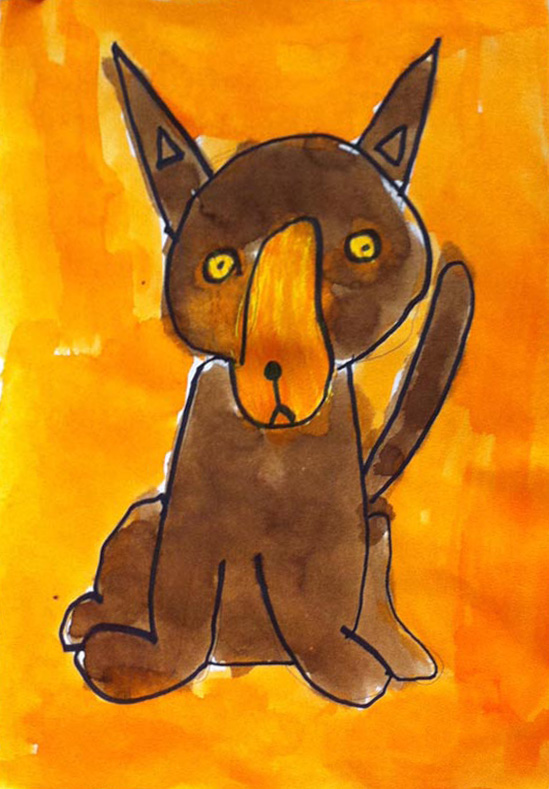 549x789 Dog Painting Art Projects For Kids - Dog Painting For Kids