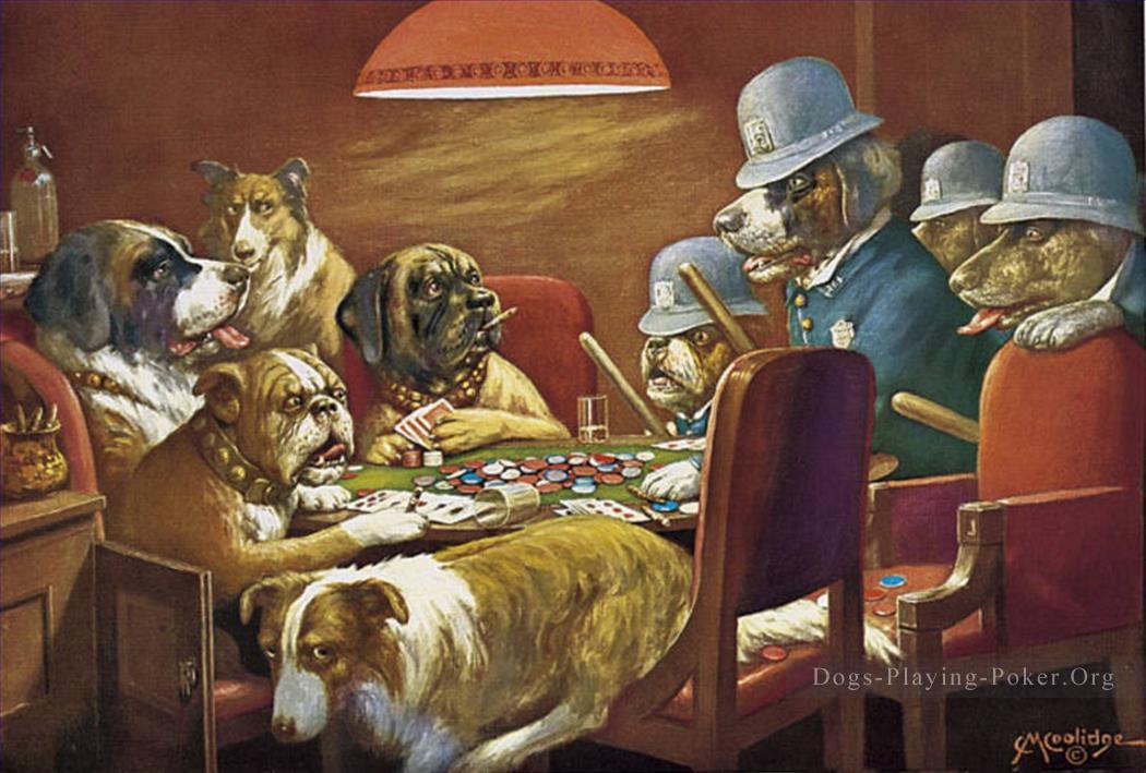 1050x709 Painting Dogs Playing Poker 3 - Dog Poker Painting