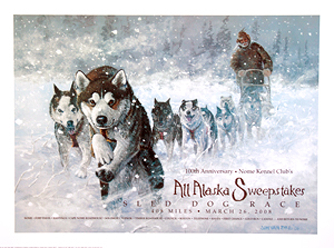 650x483 Reitter's Block 30 Days Of Me Day Seventeen - Dog Sled Painting
