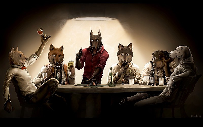 800x500 Dogs Playing Poker Wallpaper - Dogs Playing Poker Original Painting