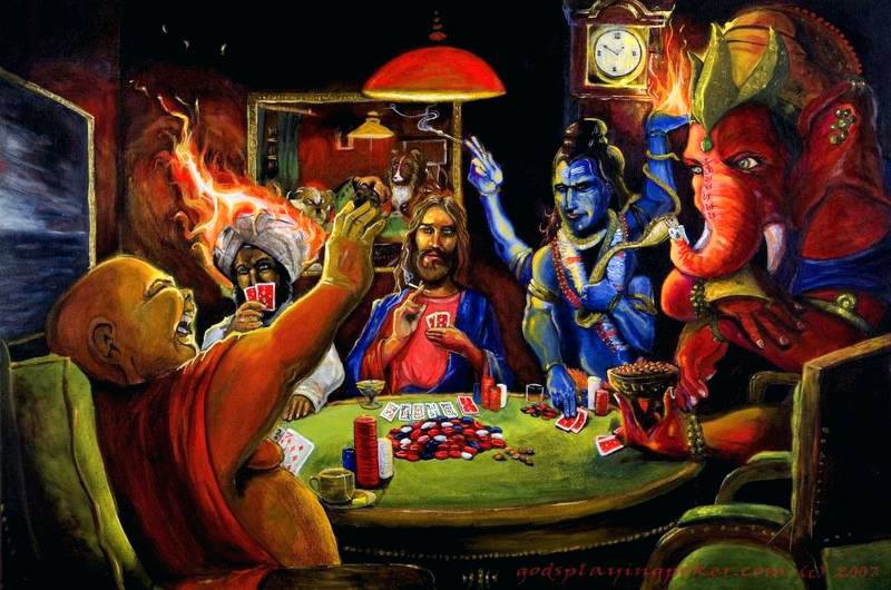 800x530 Original Dogs Playing Poker Gods Playing Poker How Much Is - Dogs Playing Poker Painting