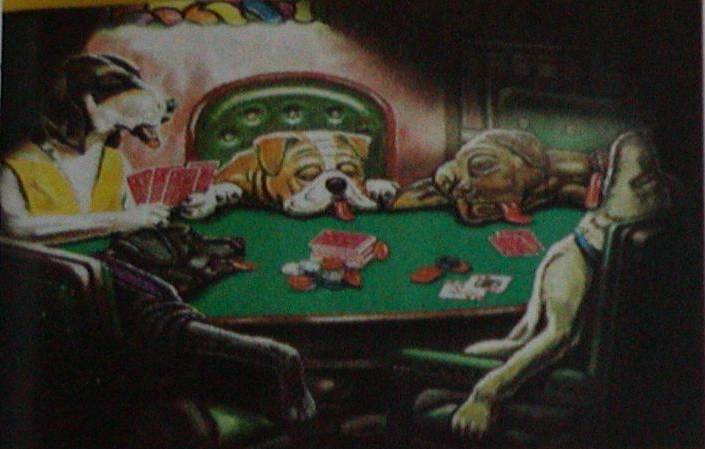 705x449 Other Dpp Stuff - Dogs Playing Poker Painting