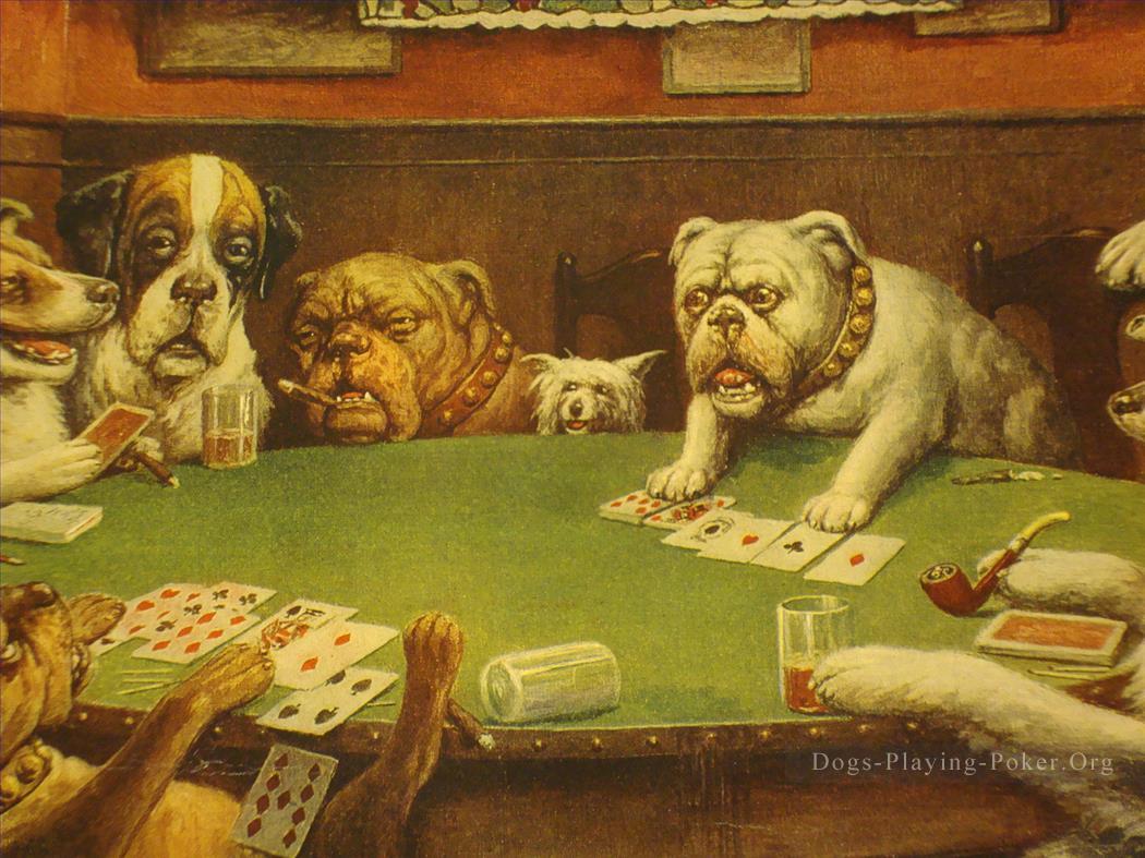 1050x787 Painting Dogs Playing Poker 5 - Dogs Playing Poker Painting