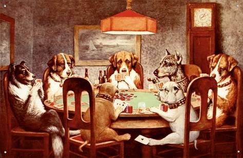 Dogs Playing Poker Painting at PaintingValley.com | Explore collection ...