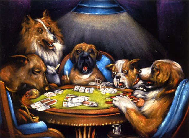 640x468 Dogs Playing Poker Painting Value - Dogs Playing Poker Painting Original
