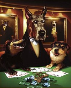 236x293 Dogs Playing Poker High Resolution - Dogs Playing Poker Painting Original