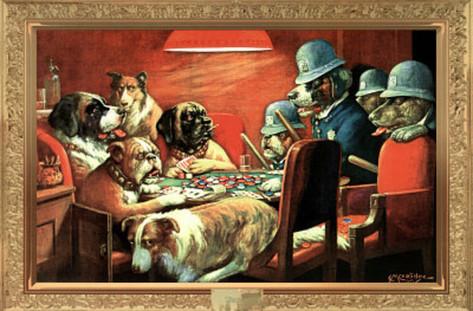 473x311 Poker Playing Dogs Poster - Dogs Playing Poker Painting Price