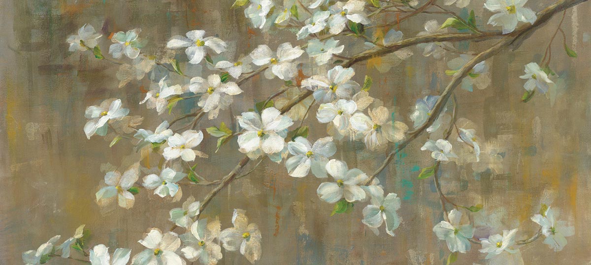 1200x538 Dogwood Canvas Art Icanvas - Dogwood Painting