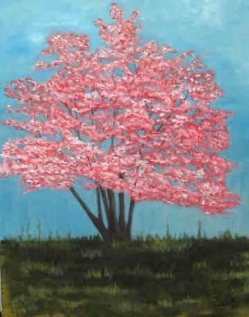 359x457 The Magnificent Dogwood Tree Greeting Card For Sale By Amelie - Dogwood Tree Painting